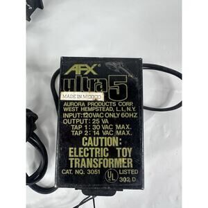 AURORA AFX, ULTRA-5, 25 VOLT POWER PACK TRANSFORMER, #3051